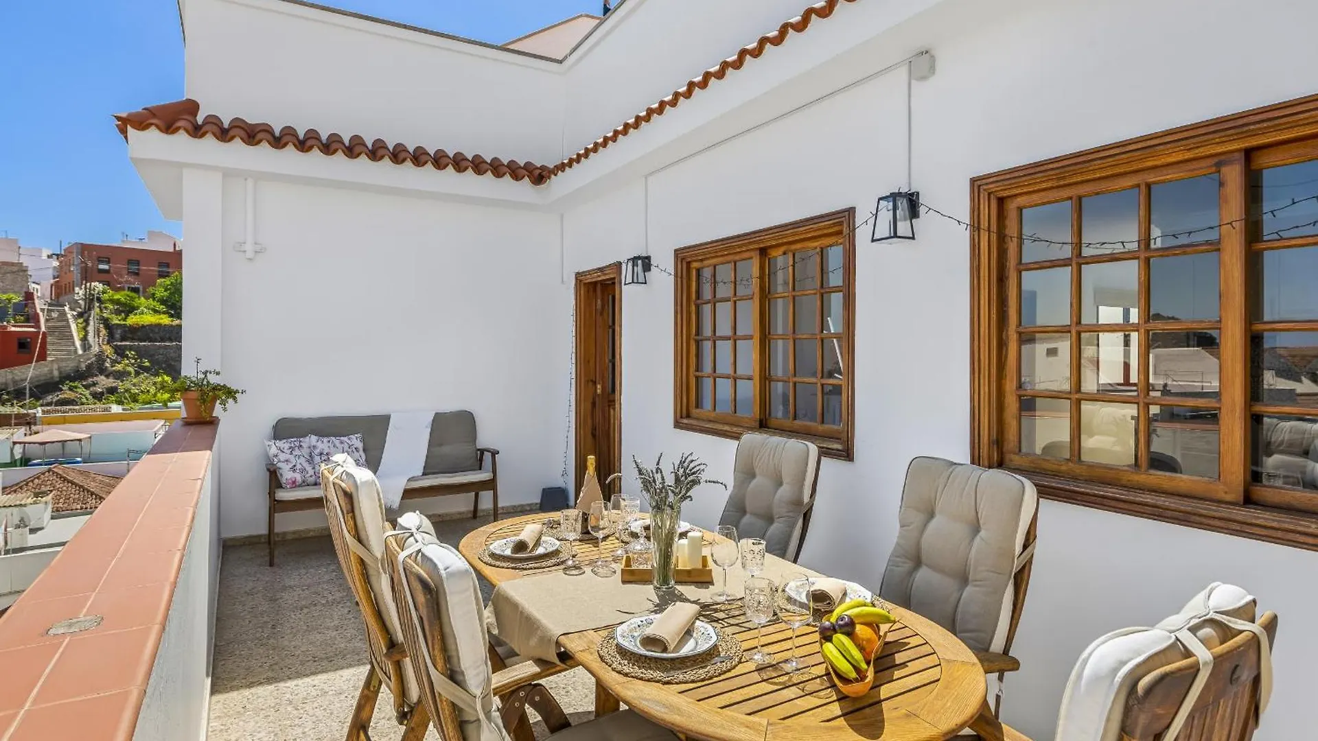 Central Penthouse, Close To The Natural Pools With Big Terrace, Ocean & City View Garachico  Garachico (Tenerife)